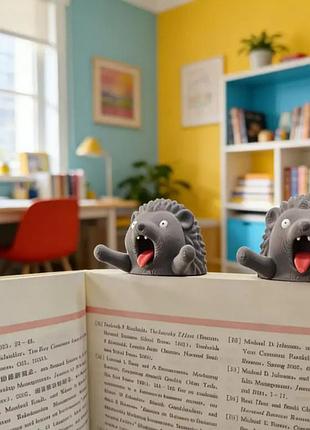 Забавная закладка для книг эж, hadgehog, для чтения 5