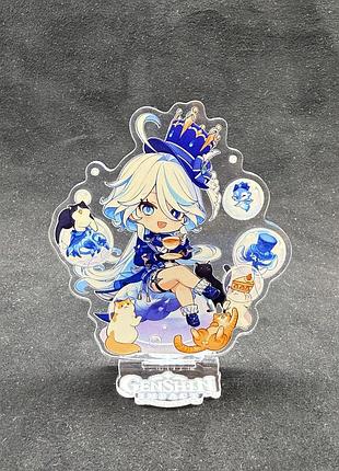 Акрилова колекційна фігурка геншин імпакт - genshin impact chibi фуріна (3) 10 см