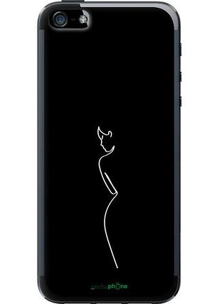 Чехол на iphone 5s силуэт1 "4590u-21-10746"