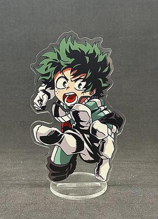 Акриловая коллекционная фигурка chibi моя геройская академия изуку мидория 10 cм
