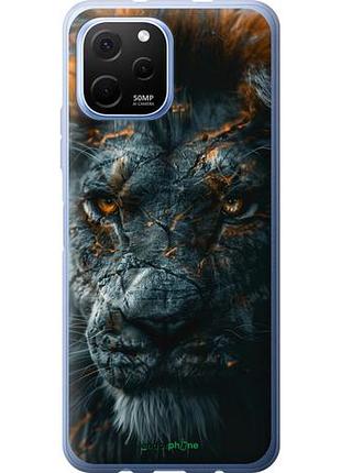 Чехол на huawei nova y61 пламенный лев "6153u-2983-10746"