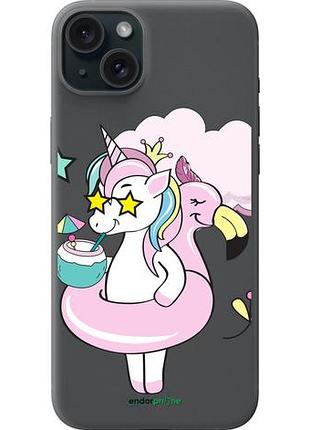 Чехол на iphone 15 plus crown unicorn "4660u-3097-10746"