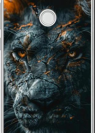 Чохол на huawei p8 lite (2017) пламний лев "6153u-777-10746"
