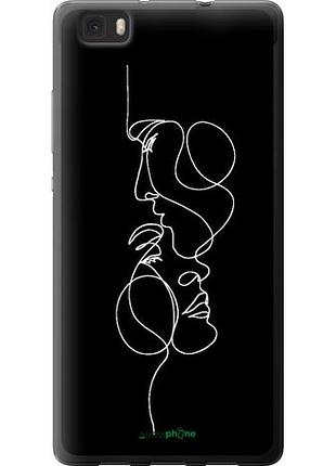Чехол на huawei ascend p8 lite пара "4457u-126-10746"