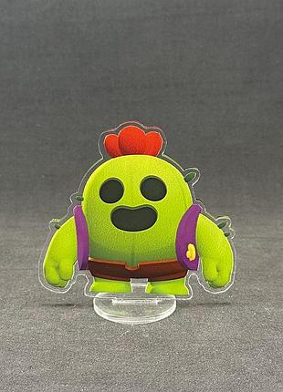 Акриловая коллекционная фигурка brawl stars спайк 10 см