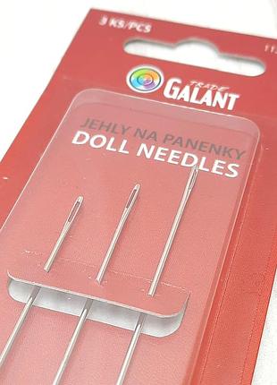Иглы для кукол, galant набор (3шт)