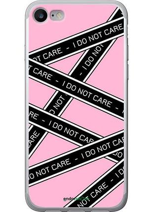 Чехол на iphone se 2020 i do not care "4907u-2013-10746"
