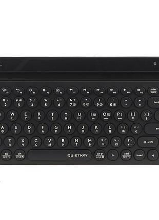 Клавиатура a4tech fbk30 (black) fstyler беспроводная (bt + 2.4 ггц), черная