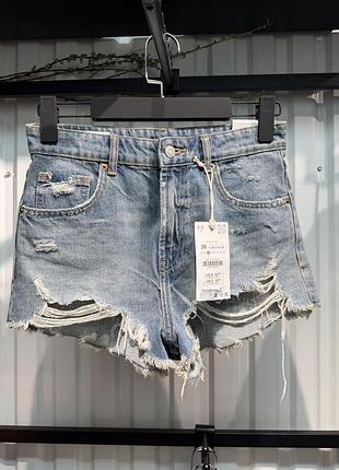 Шорти джинсові zara нові 36 р
