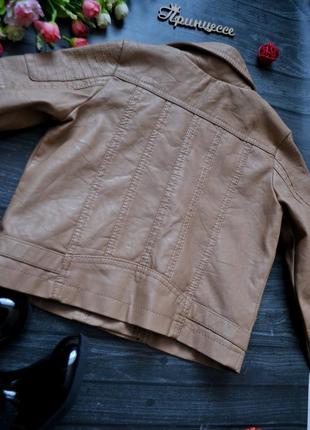 Куртка косуха кожанка river island 2-3года 7
