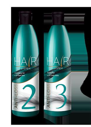 Засоби проти випадіння волосся hair system. крок 2+3 jerelia