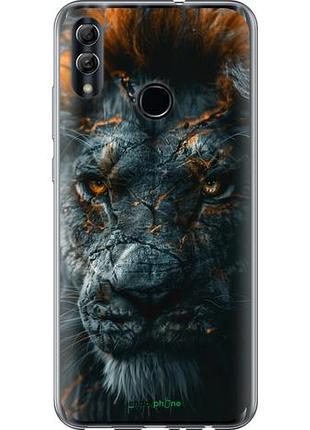 Чехол на huawei honor 10 lite пламенный лев "6153u-1618-10746"