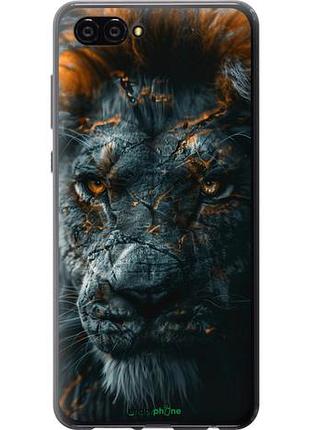Чехол на huawei nova 2s пламенный лев "6153u-1388-10746"