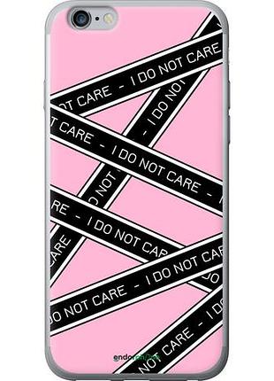 Чехол на iphone 6 plus i do not care "4907u-48-10746"