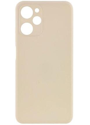 Чехол fiji soft для xiaomi redmi note 12 pro speed силикон бампер античный белый