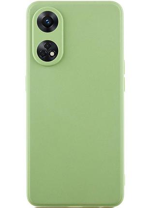 Чехол fiji soft для oppo reno8 t (cph2481) силикон бампер фисташковый