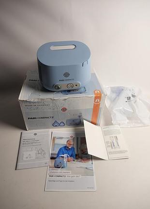 Ингаляционный аппарат pari compact2 для детей и взрослых, ингалятор-небулайзер для терапии нижних дыхательных путей, маска для детей и младенцев