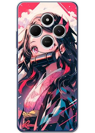 Чохол силіконовий з картинкою на xiaomi poco c75 (аніме, anime)