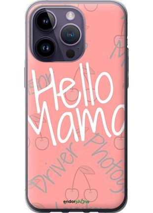 Чехол на iphone 14 pro max hello-mama "4080u-2667-10746"