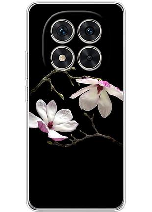 Чехол силиконовый с картинкой на xiaomi redmi note 14 pro plus 5g (цветок, монголия)
