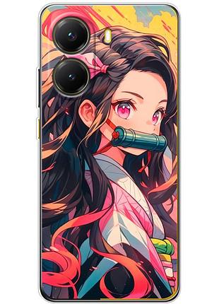 Чохол силіконовий з картинкою на xiaomi poco x7 pro (аніме, anime)