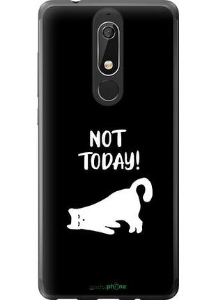 Чехол на nokia 5.1 уставший кот "4535u-1529-10746"