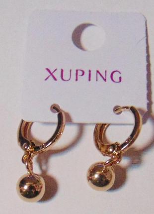 Сережки xuping 18х5 мм кс344