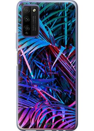 Чехол на huawei honor 30 lite папоротник под ультрафиолетом "4069u-2074-10746"
