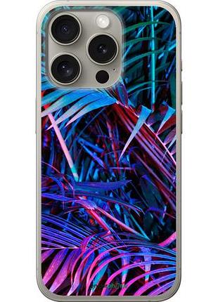 Чохол на iphone 15 pro папороть під ультрафіолетом "4069u-3096-10746"