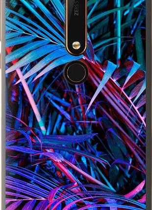 Чохол на nokia 6 2018 папороть під ультрафіолетом "4069u-1386-10746"