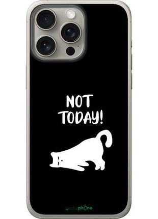 Чехол на iphone 15 pro max уставший кот "4535u-3098-10746"