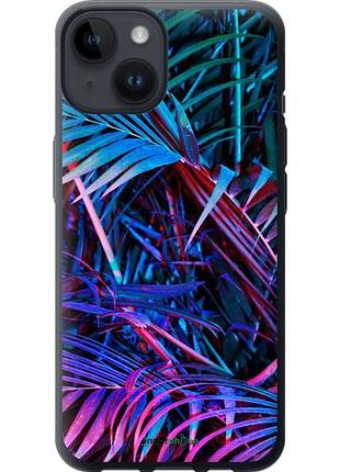 Чехол на iphone 14 папоротник под ультрафиолетом "4069u-2648-10746"