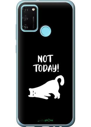 Чехол на huawei honor 9a уставший кот "4535u-1900-10746"