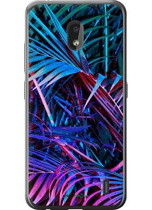 Чехол на nokia 2.2 папоротник под ультрафиолетом "4069u-1706-10746"