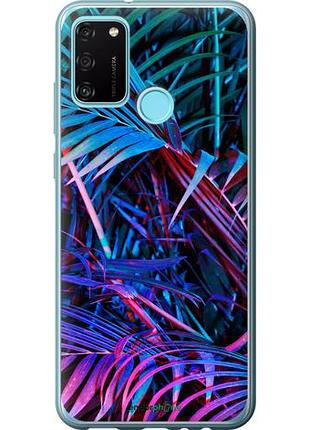 Чехол на huawei honor 9a папоротник под ультрафиолетом "4069u-1900-10746"