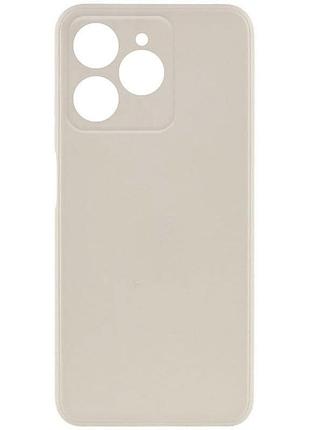 Чохол fiji style для tecno spark 10 pro (ki7) силікон бампер із захистом блоку камер античний білий
