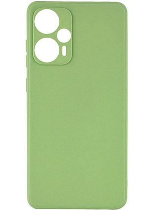 Чохол fiji soft для xiaomi poco f5 силікон бампер фісташковий
