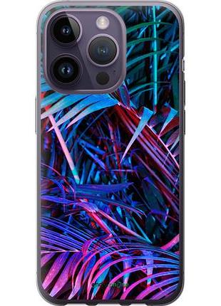 Чохол на iphone 14 pro папороть під ультрафіолетом "4069u-2646-10746"