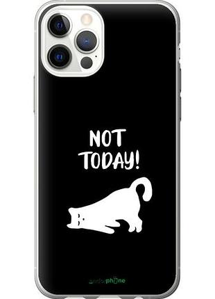 Чехол на iphone 12 pro уставший кот "4535u-2052-10746"