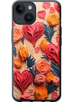 Чехол на iphone 14 сердечки 3 "5661u-2648-10746"
