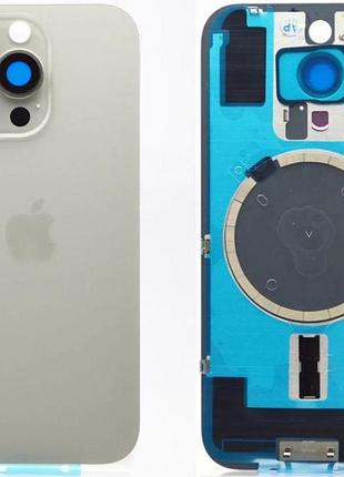 Задняя крышка apple iphone 16 pro с стеклом камеры, серый