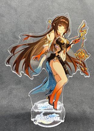 Акриловая коллекционная фигурка honkai: star rail yunli линша, lingsha (1) 15 см