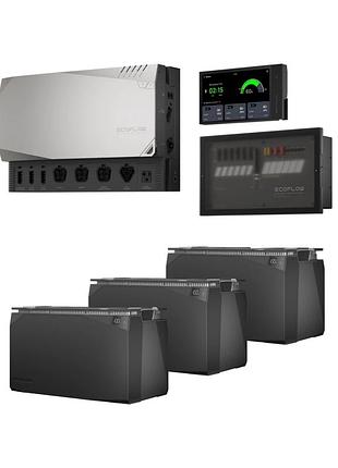 Комплект энергонезависимости ecoflow power independence kit (без батарей и генератора) zmm100-combo3-eu