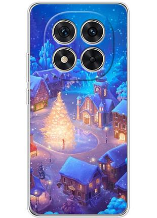 Чехол силиконовый с картинкой на xiaomi poco x7 (новогодний)
