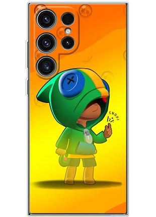 Чехол силиконовый с картинкой на samsung galaxy s25 ultra (бравл старс, brawl stars)