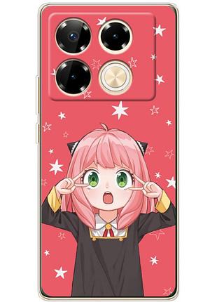 Чохол силіконовий з картинкою на infinix note 40 pro (аніме, anime)