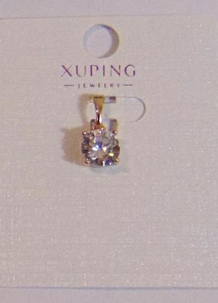 Кулон с камнем xuping 13х7 мм кс55