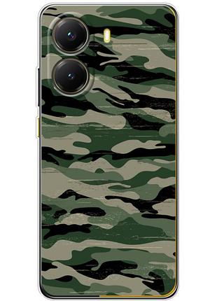 Чехол силиконовый с картинкой на xiaomi poco x7 pro (патриотический, камуфляж)