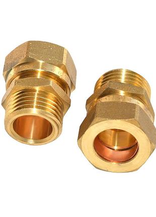 Соединитель зажимной адаптер зр 1/2хcu 15*1 (2шт)