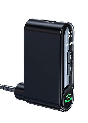 Адаптер aux baseus qiyin car bluetooth receiver black